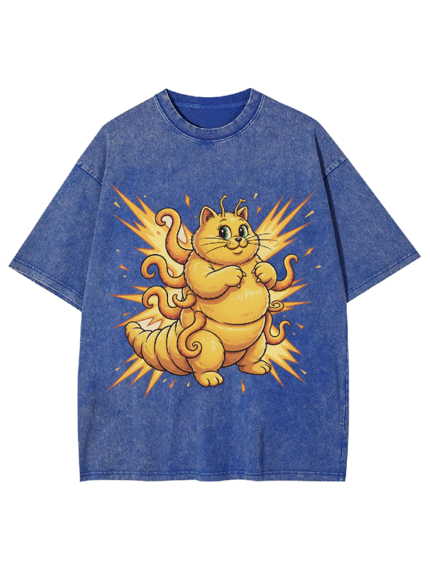 King Cattopus Washed Tshirt