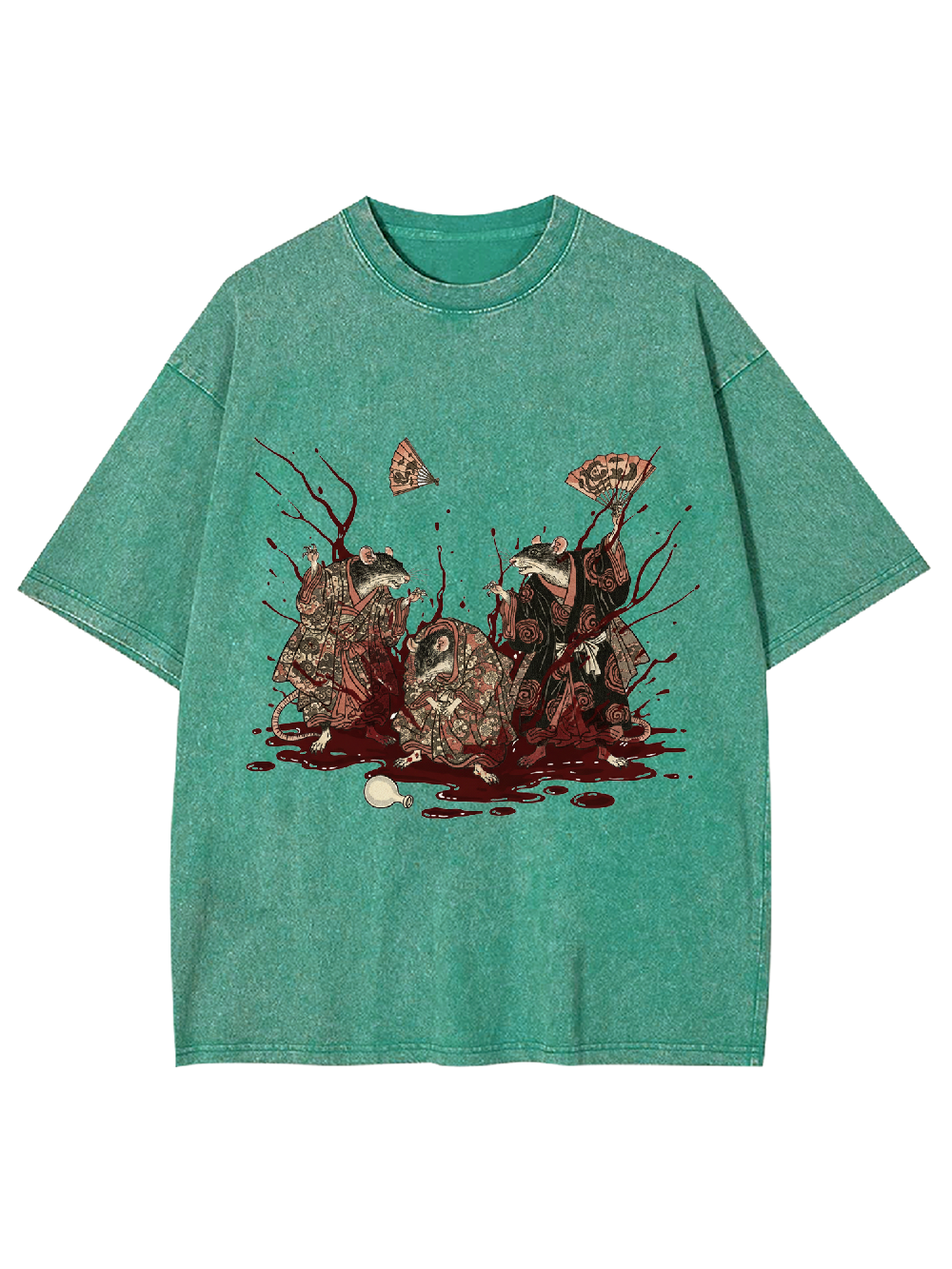 Wa-Style Rat Washed Tshirt