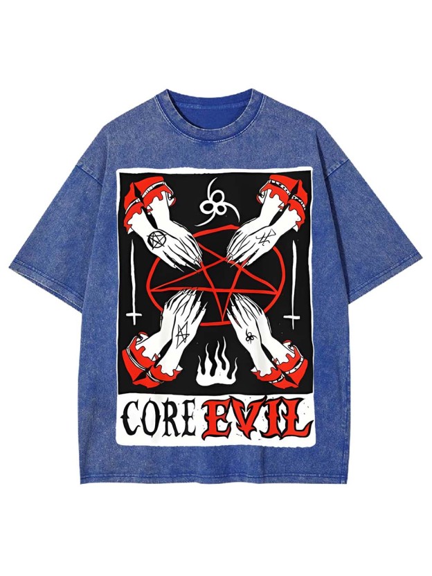 Core Evil Washed Tshirt