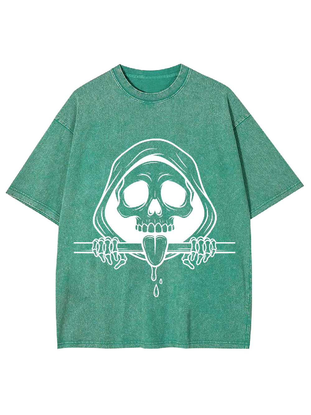 Skull Phantom Lick Washed Tshirt