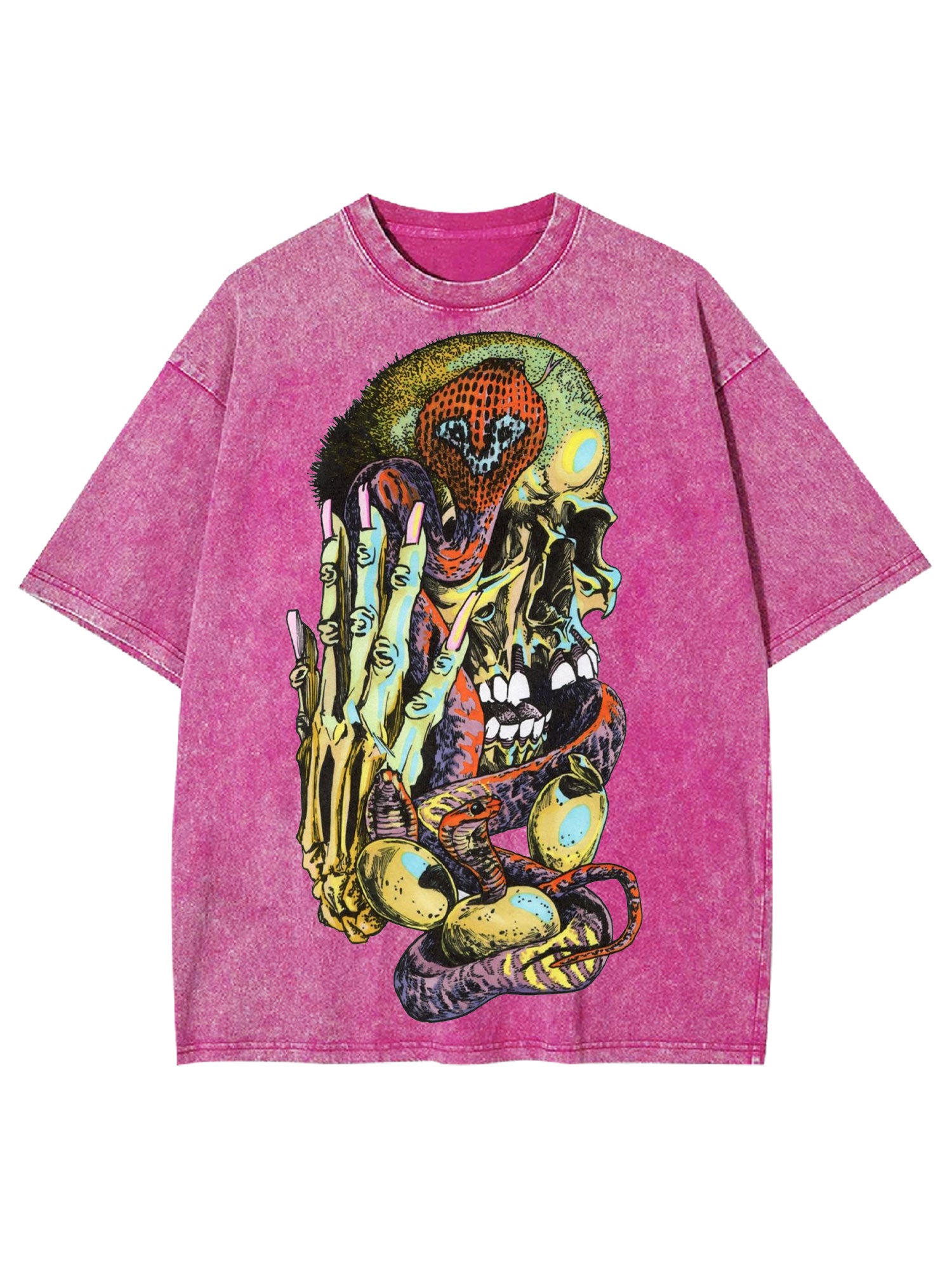 Bones And Snakes Washed Tshirt