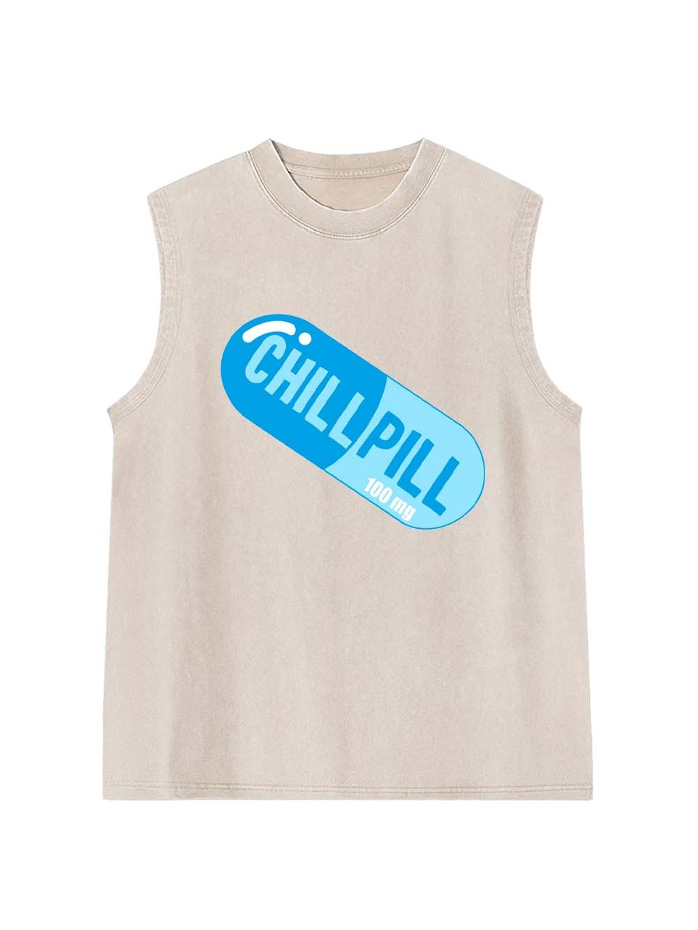 Chill Pill Washed Tank Top