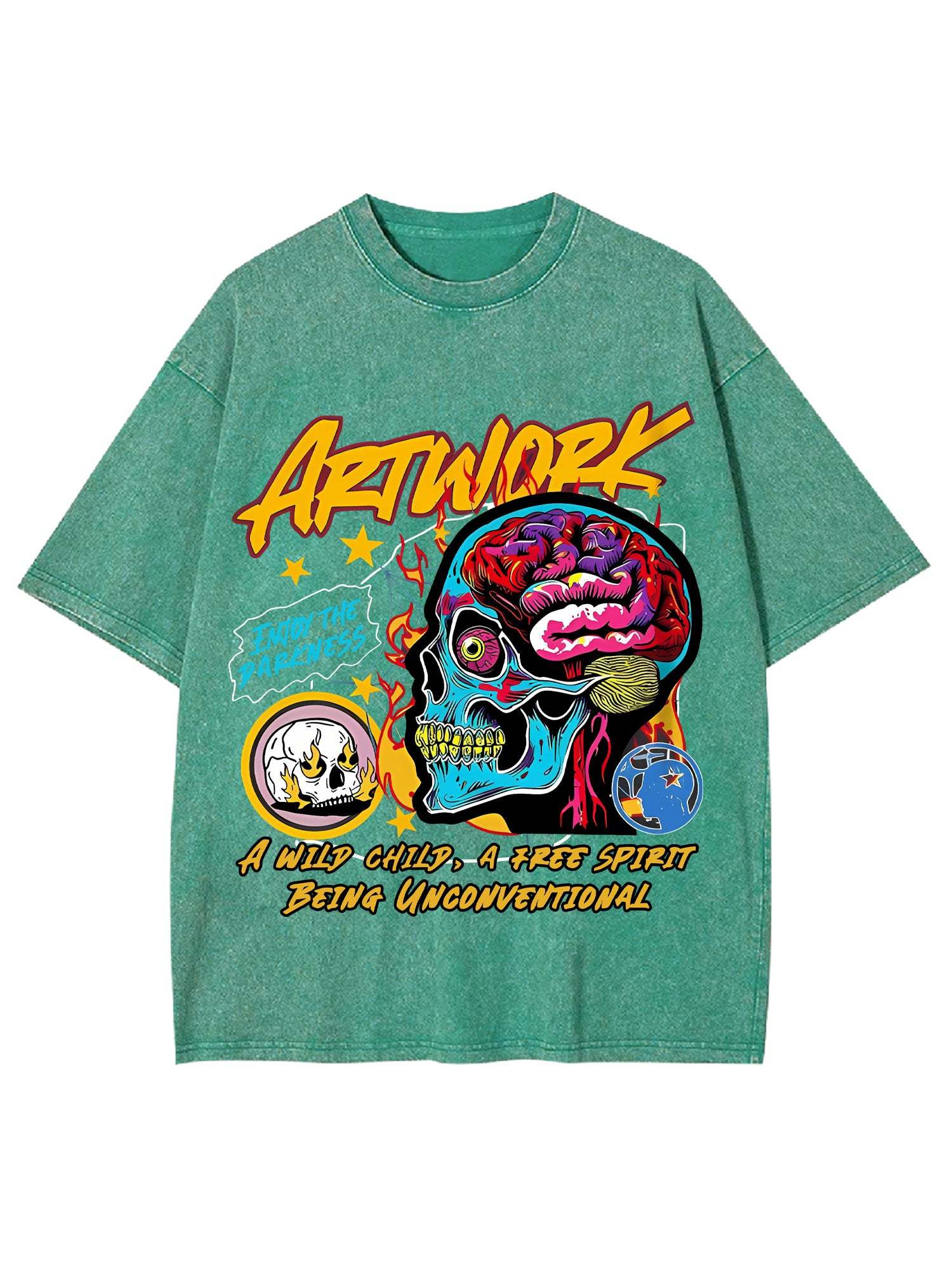 Artwork Washed Tshirt