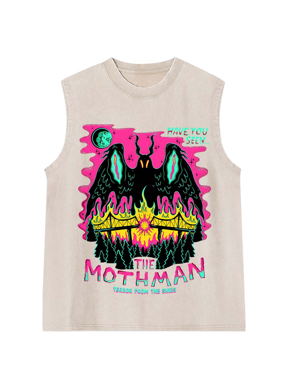 Mothman Washed Tank Top