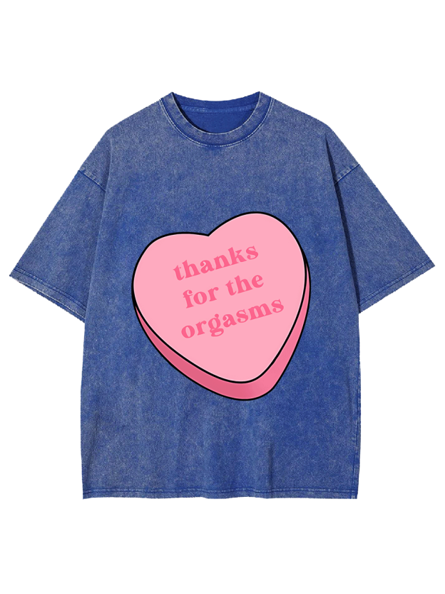 Thanks For The Orgasms Washed Tshirt