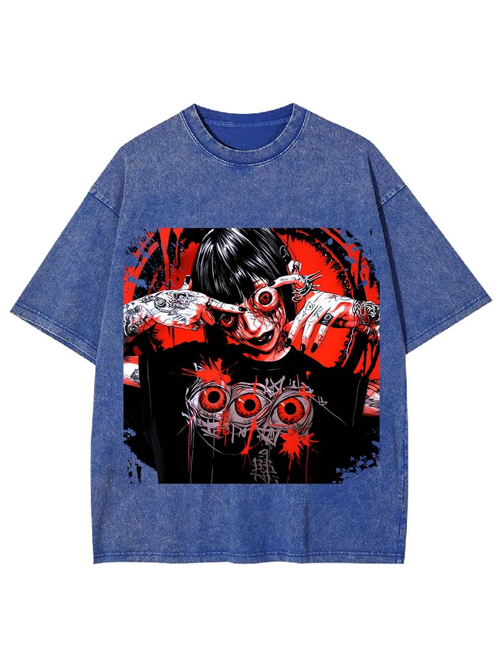 EYES OF MADNESS WASHED TSHIRT