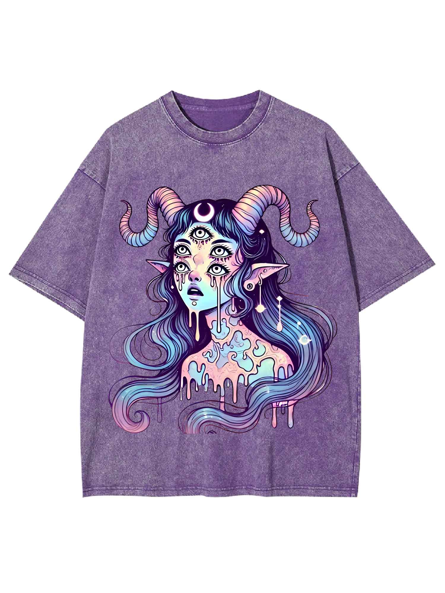 Mystic Melting Siren Washed Tshirt