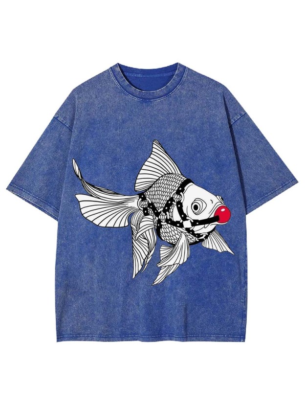 BOUND FISH WASHED TSHIRT
