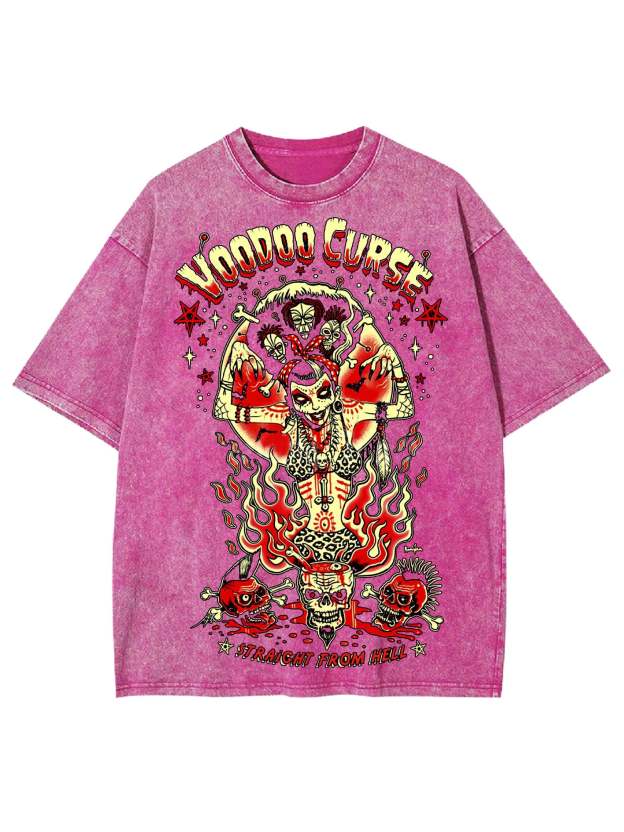 Straicht From Hell Washed Tshirt