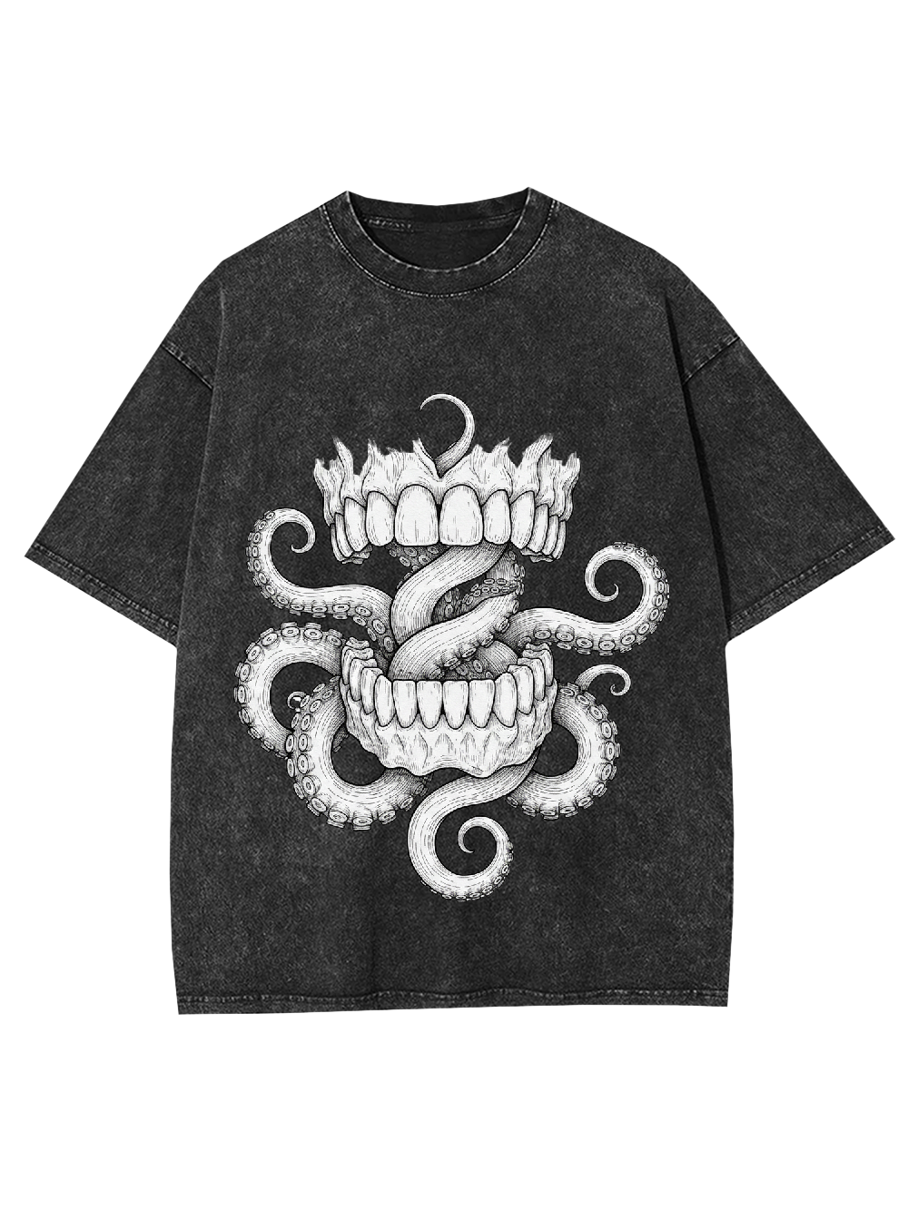 Tentacle Bite Washed Tshirt