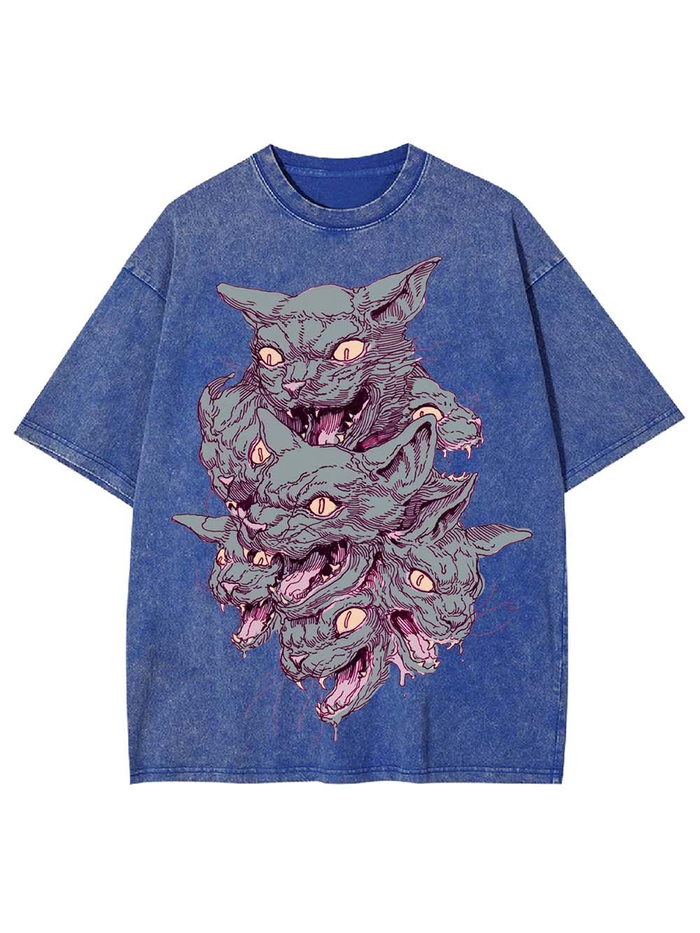 Multi-Headed Beast Washed Tshirt