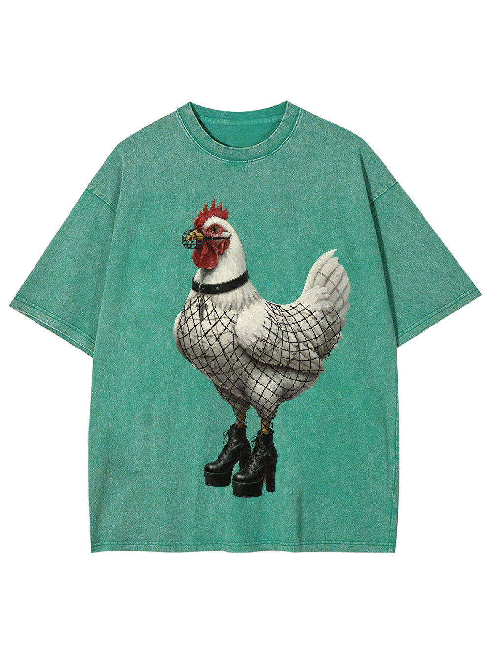 Stocking Chicken Washed Tshirt