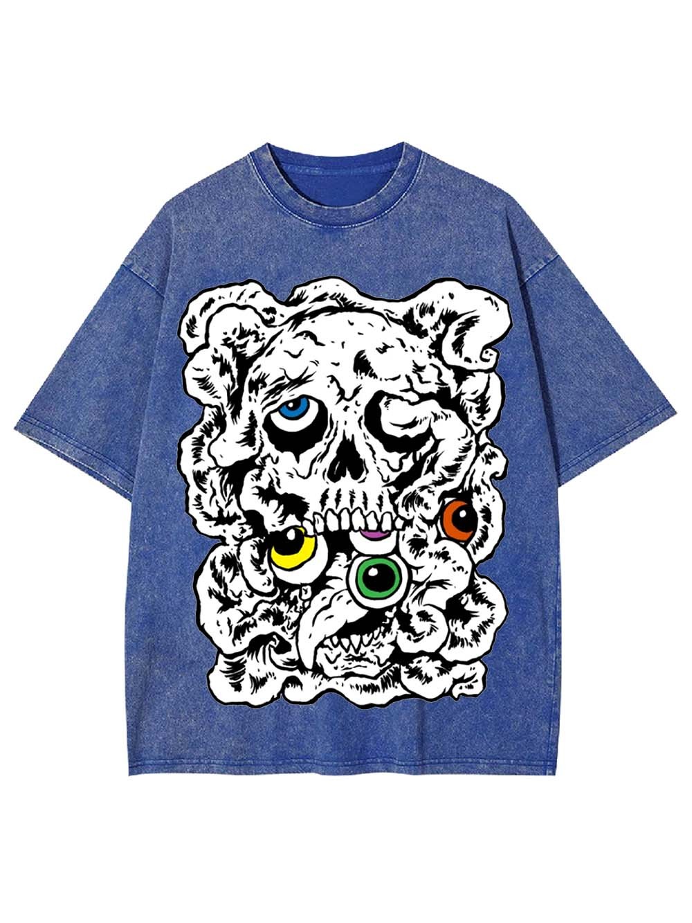 CHAOTIC SKULL WASHED TSHIRT