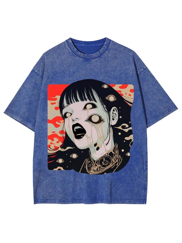 EYES OF CHAOTIC DESPAIR WASHED TSHIRT