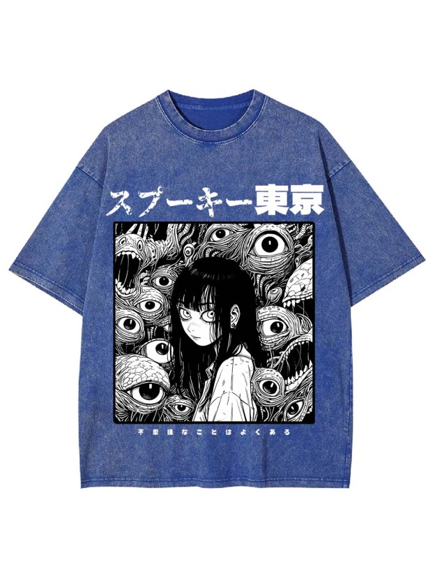 Spooky Tokyo Washed Tshirt