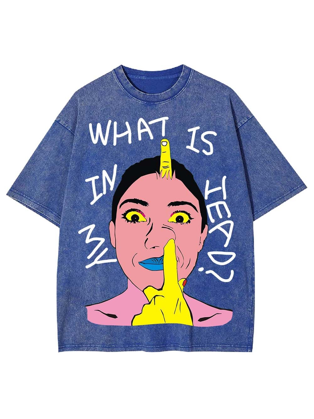 What Is In My Heads?  Washed Tshirt