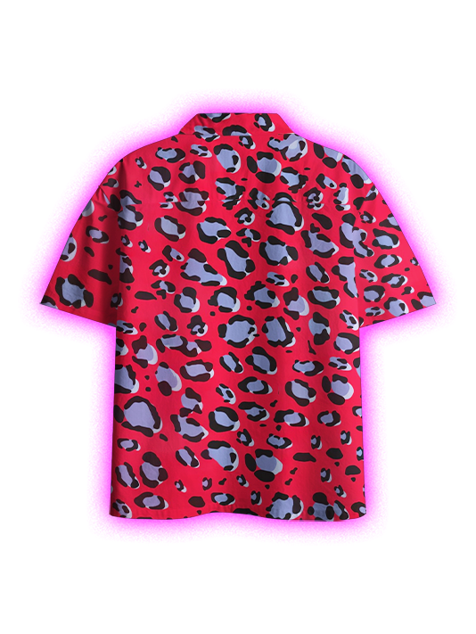 Bold Leopard Button Up Pocket Shirt