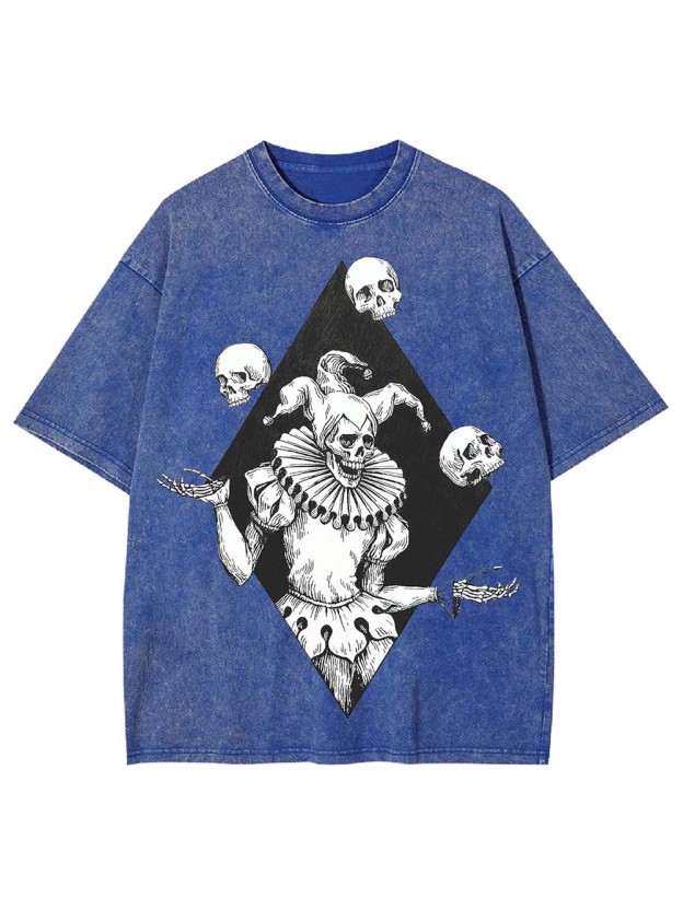JESTER OF DEATH WASHED TSHIRT