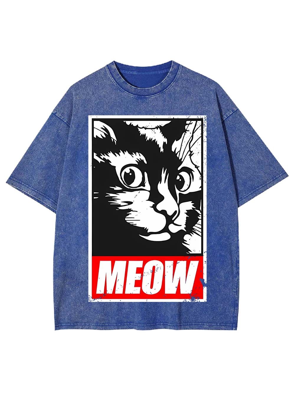 MEOW WASHED TSHIRT