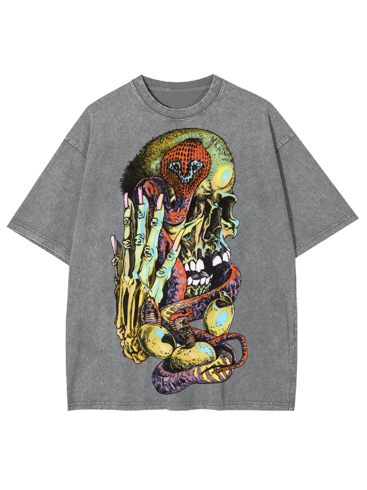 Bones And Snakes Washed Tshirt