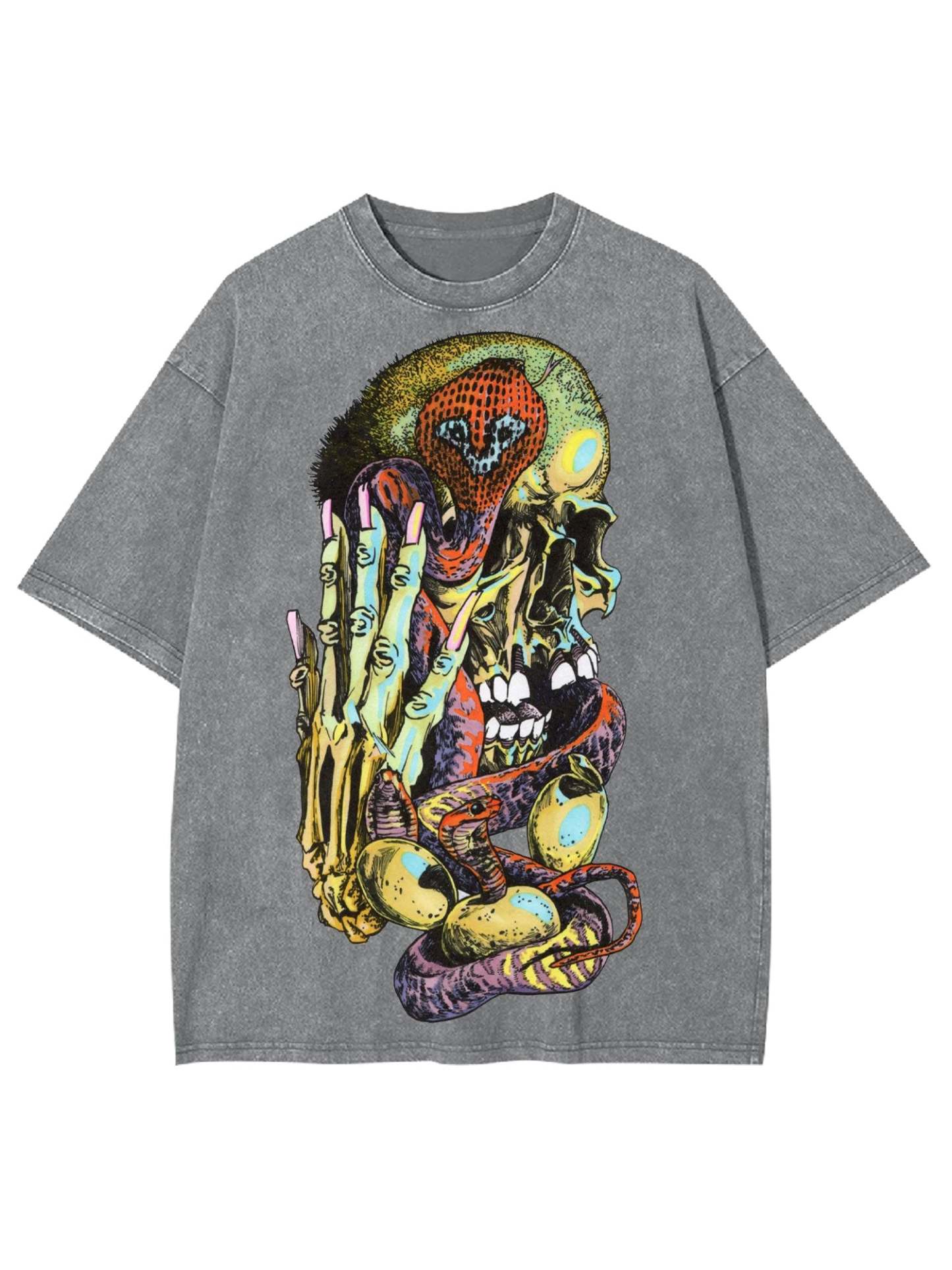 Bones And Snakes Washed Tshirt
