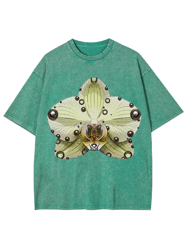 Riveted Orchid Washed Tshirt