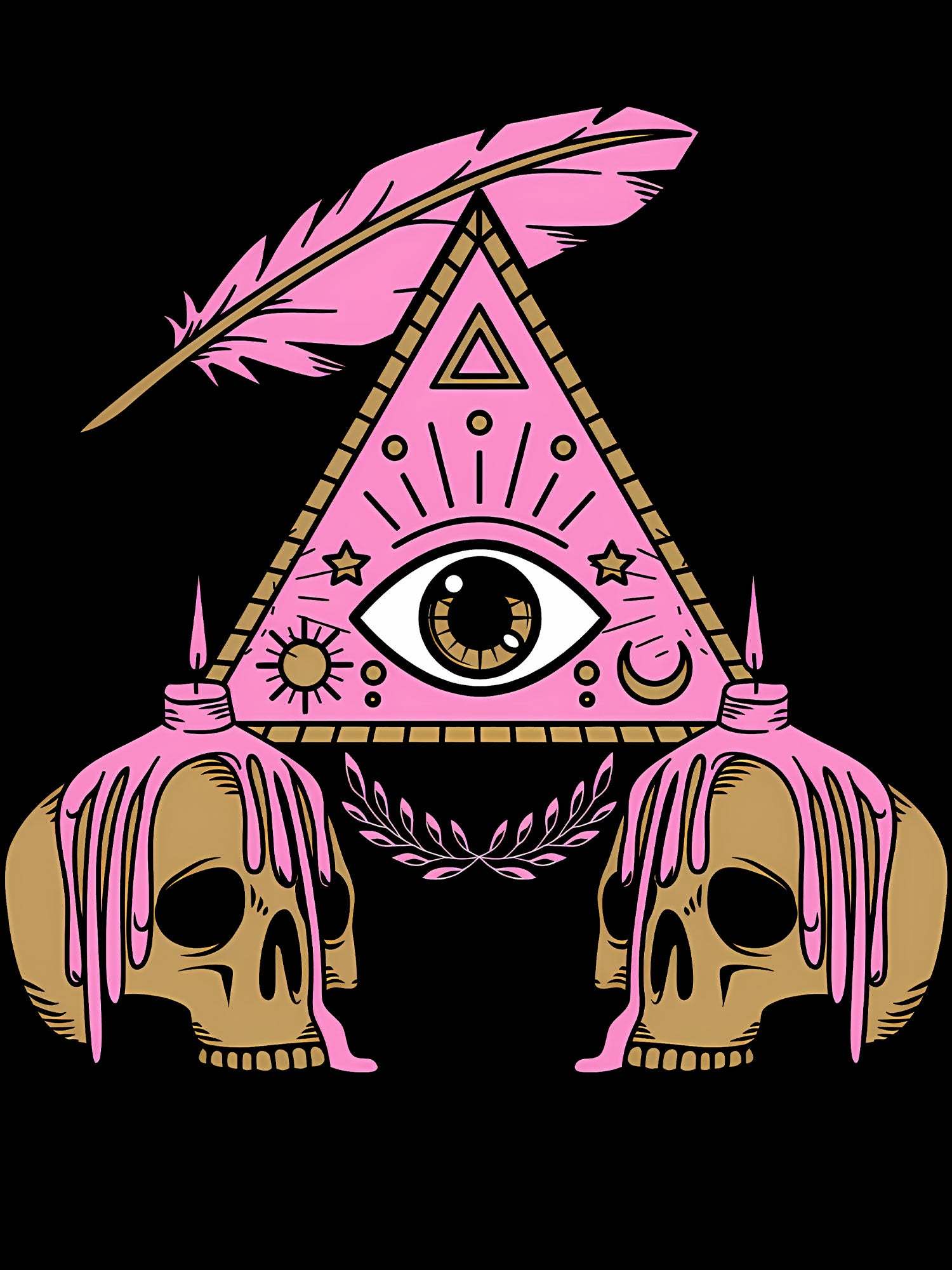 Eye And Skull Washed Tshirt