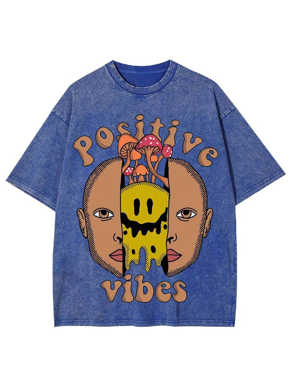 Positive Vibes Washed Tshirt