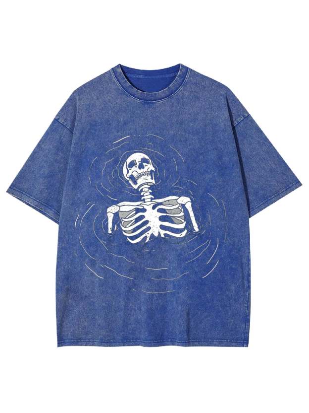 Floating In Silence Washed Tshirt