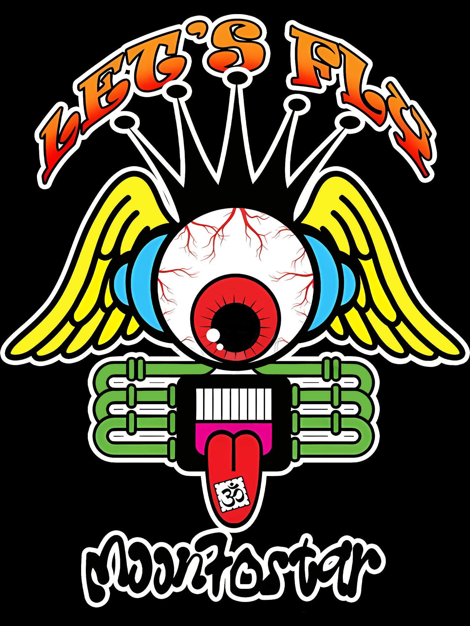 Let's Fly Washed Tshirt