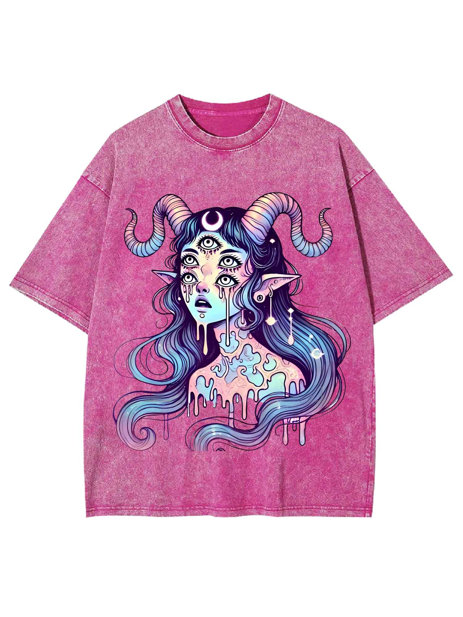 Mystic Melting Siren Washed Tshirt