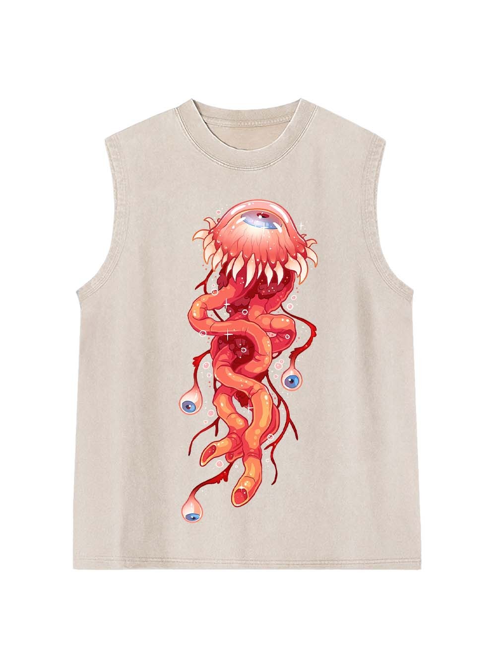 Cosmic Eye Entity Washed Tank Top