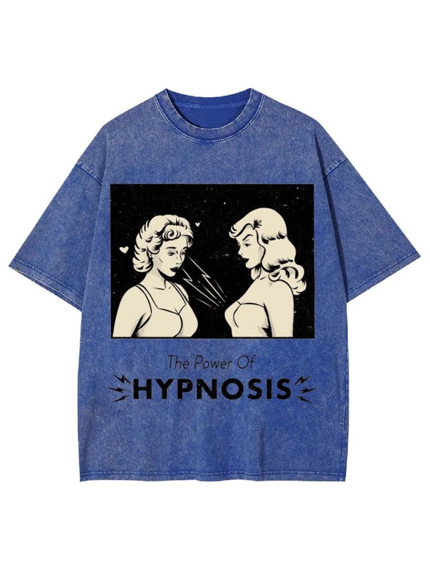 The Power Of Hypnosis Washed Tshirt