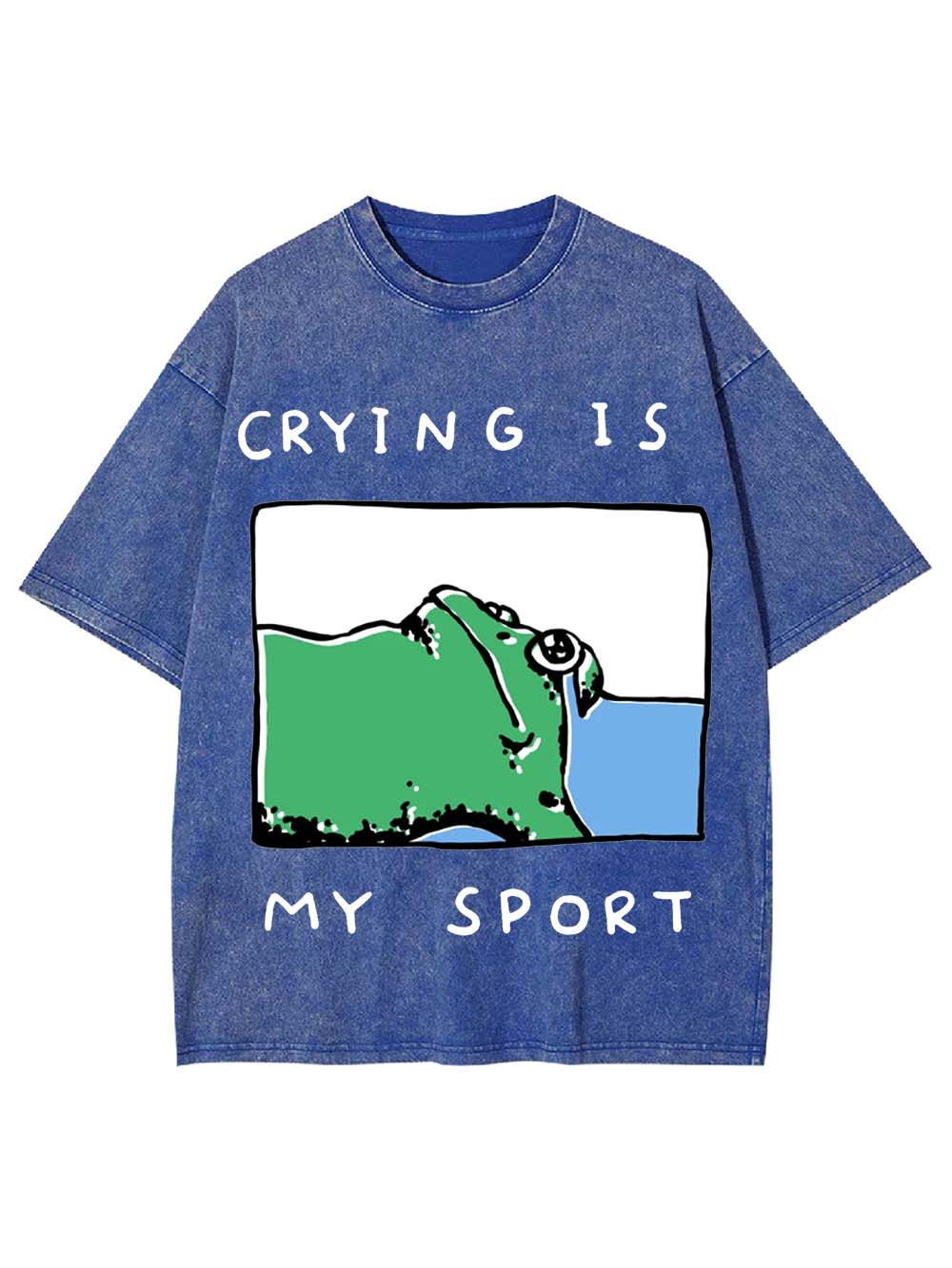 Crying Is My Sport Washed Tshirt