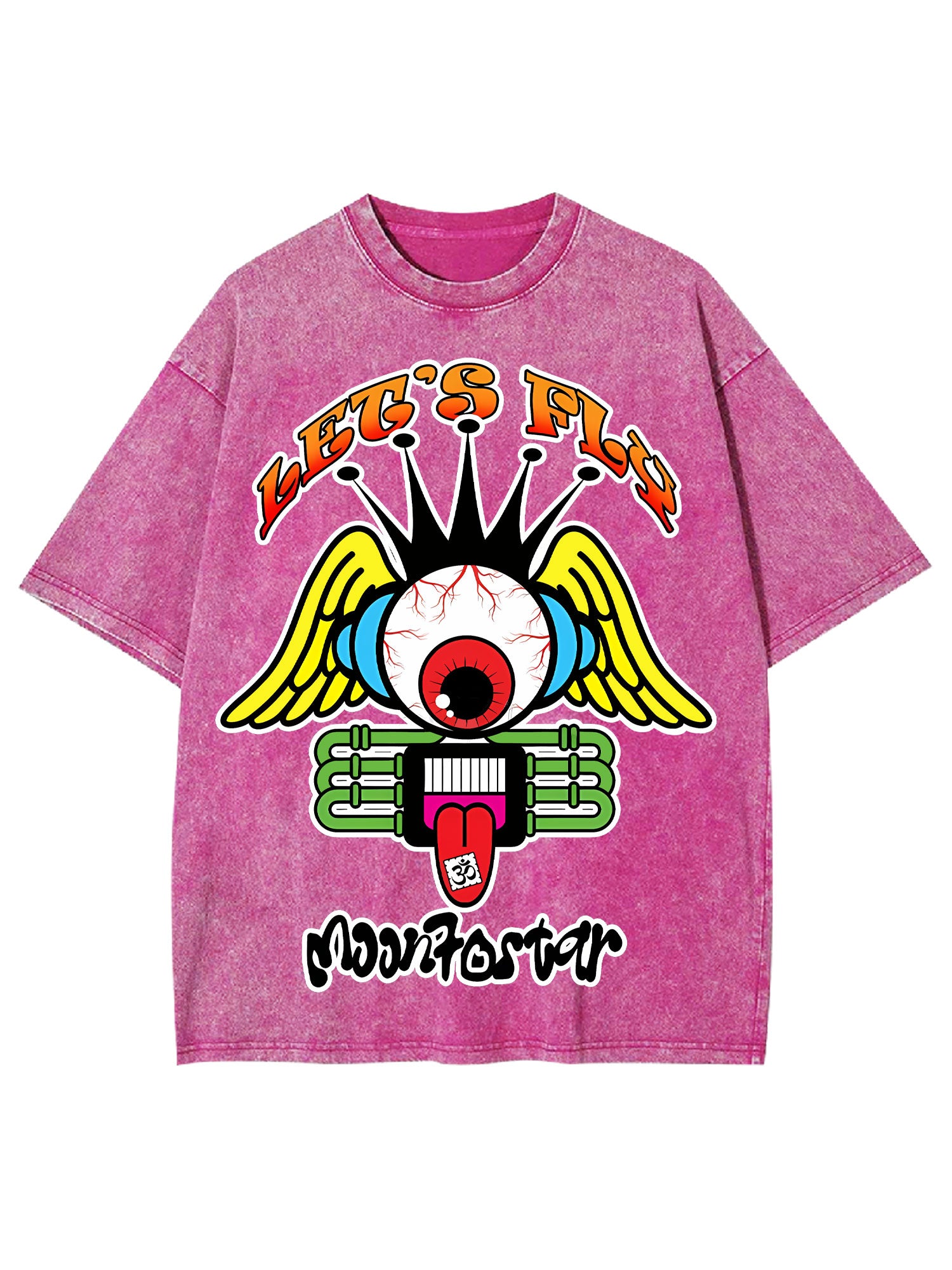 Let's Fly Washed Tshirt