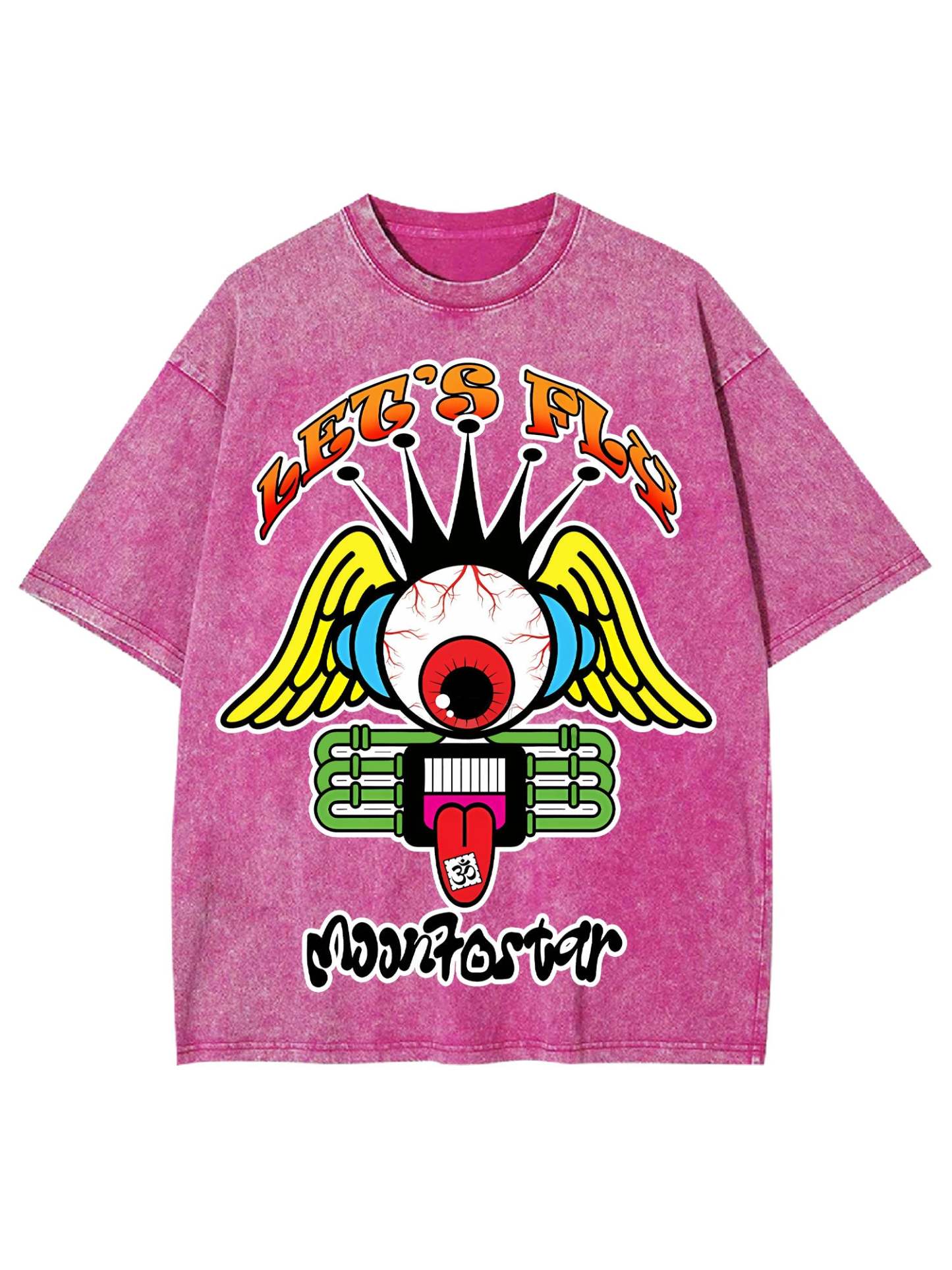 Let's Fly Washed Tshirt