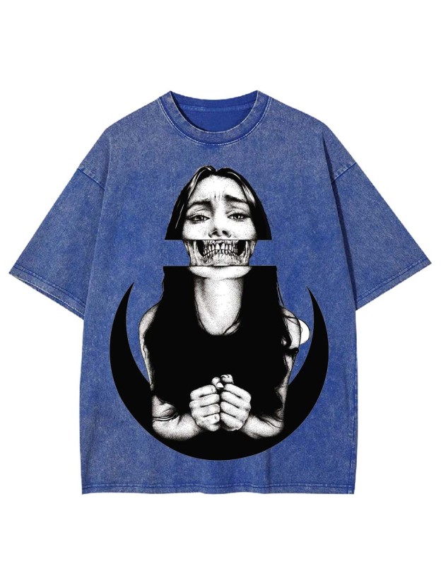 SILENT SCREAM WASHED TSHIRT