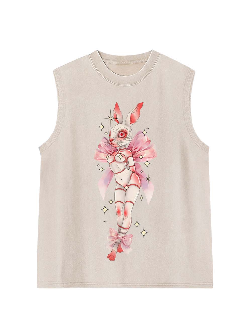 Enchanted Bunny Doll Washed Tank Top