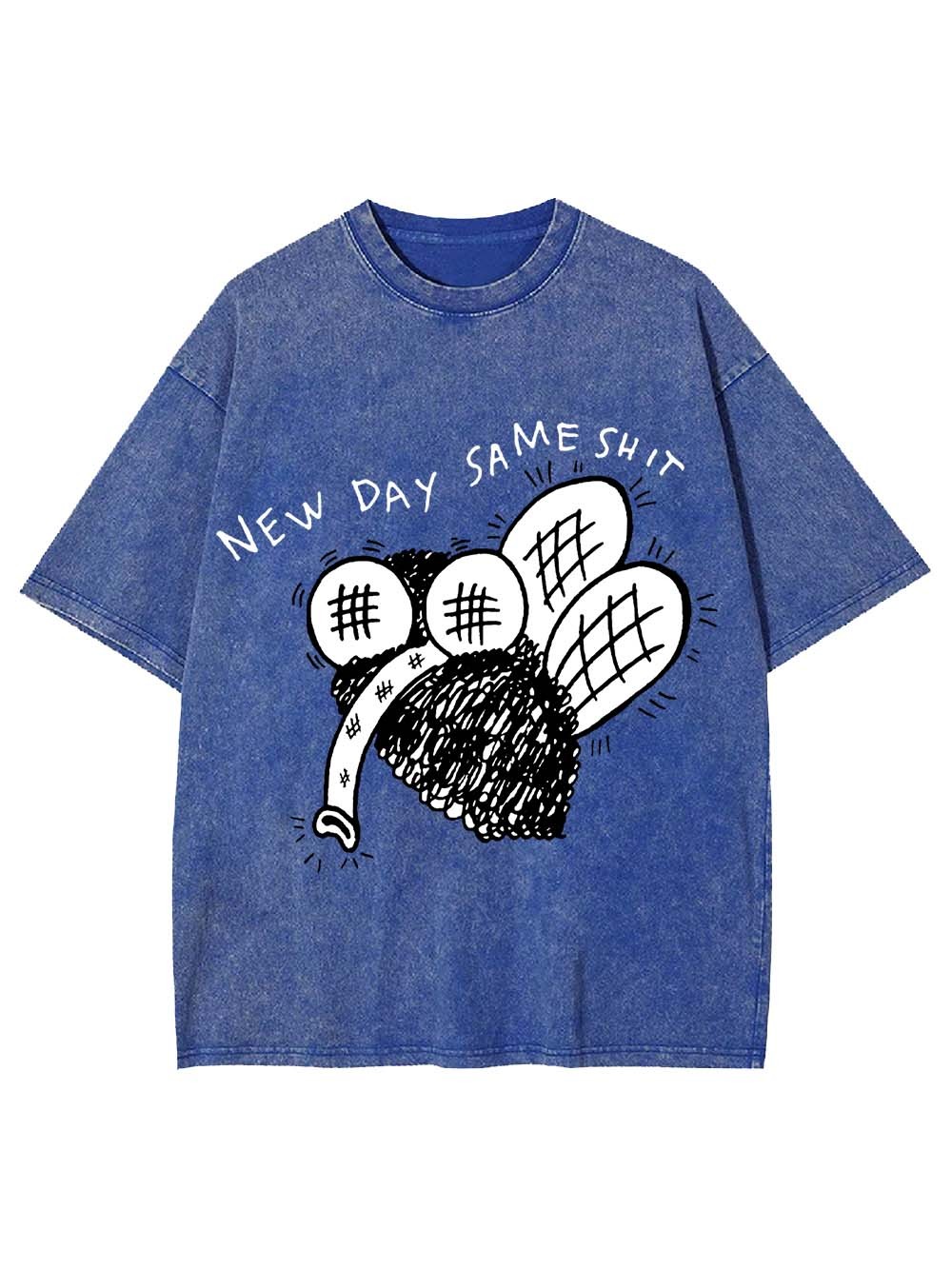 New Day Same Shit Washed Tshirt