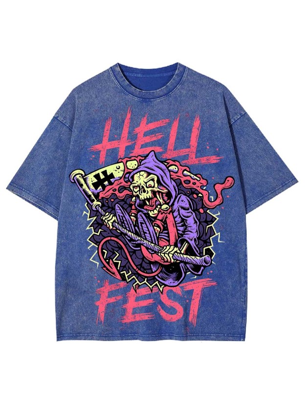 Hell Fest Washed Tshirt