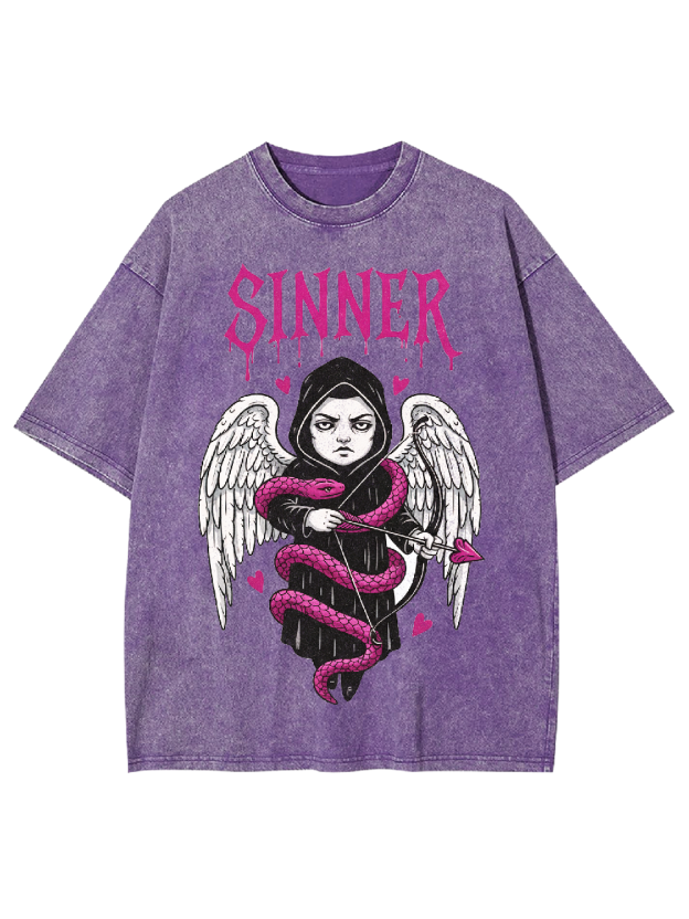 Sinner Washed Tshirt