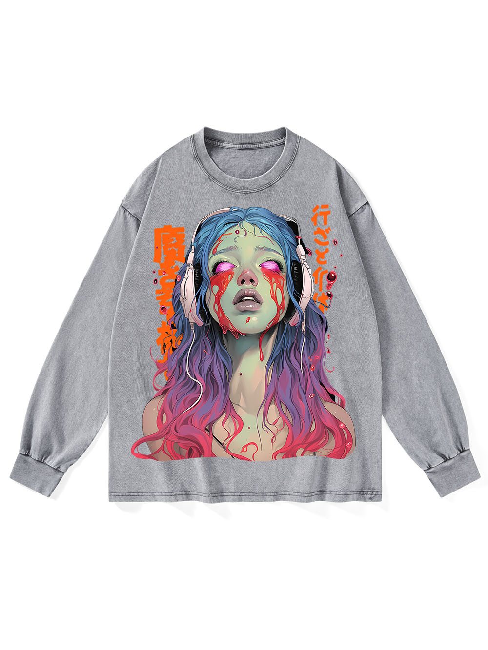 Ghost Song WASHED LONG-SLEEVE TSHIRT