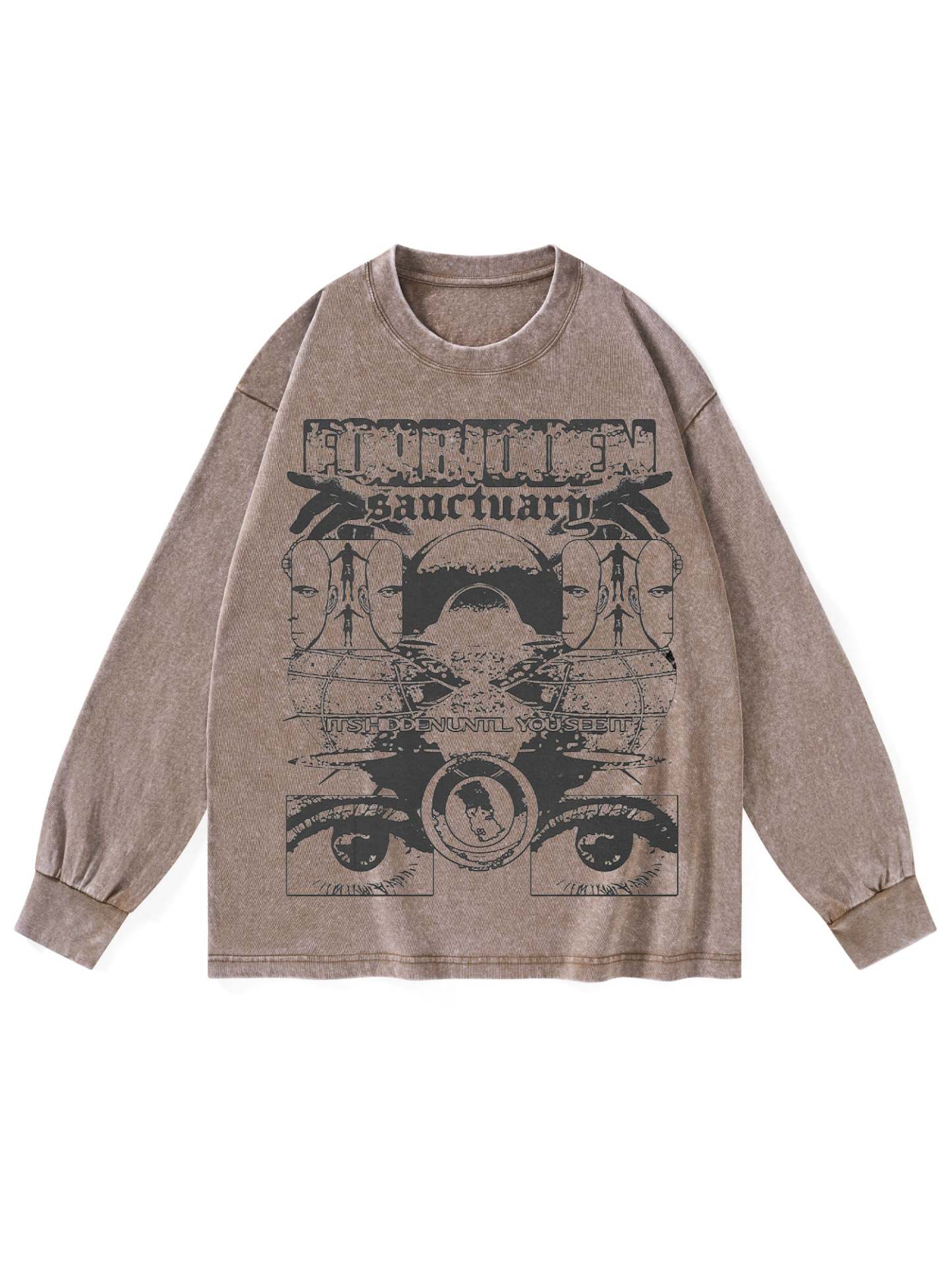 Sanctuarg Washed Long Sleeves-ClassyOutlaw