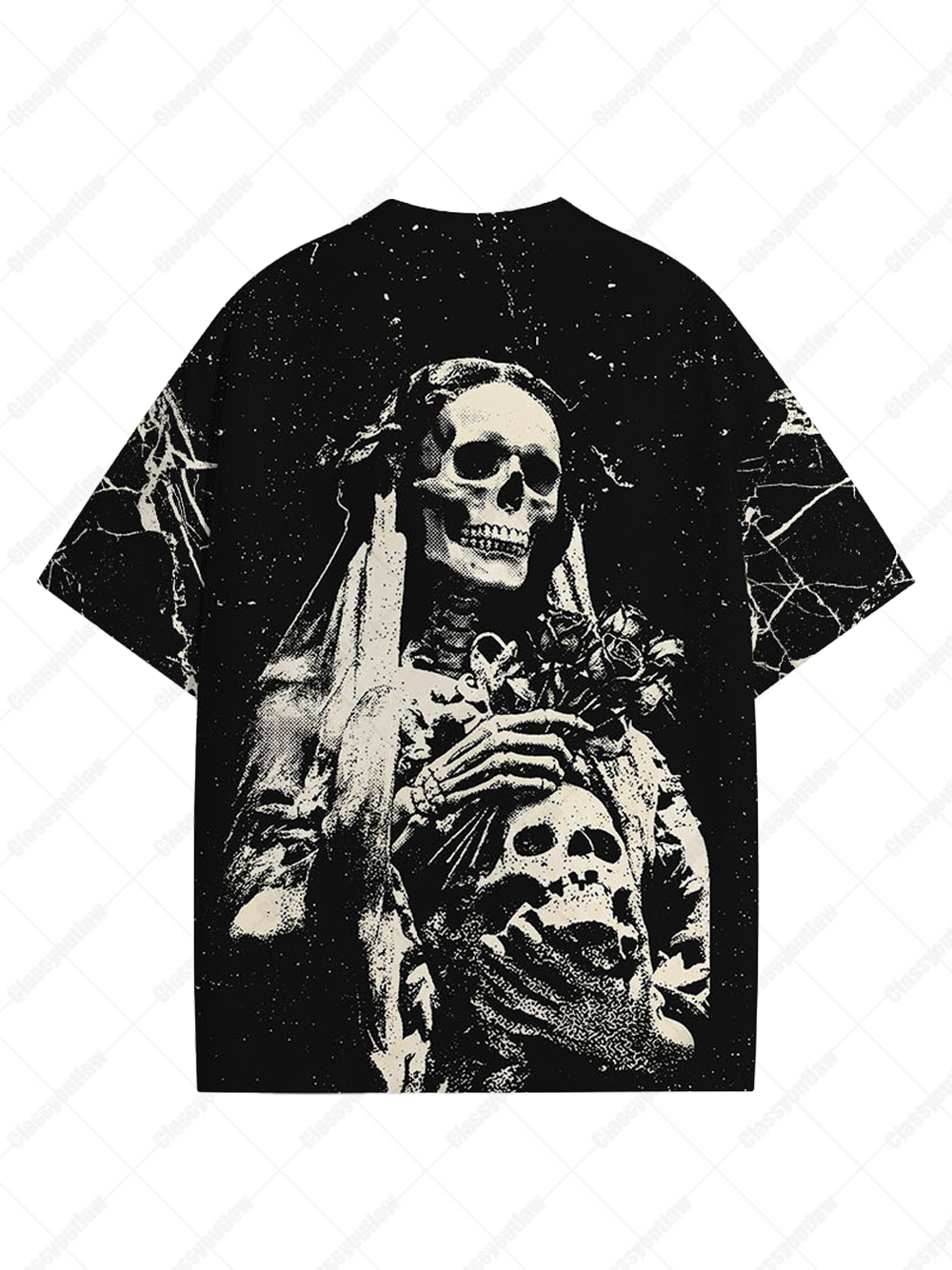Skeleton Bride Graphic T-shirt