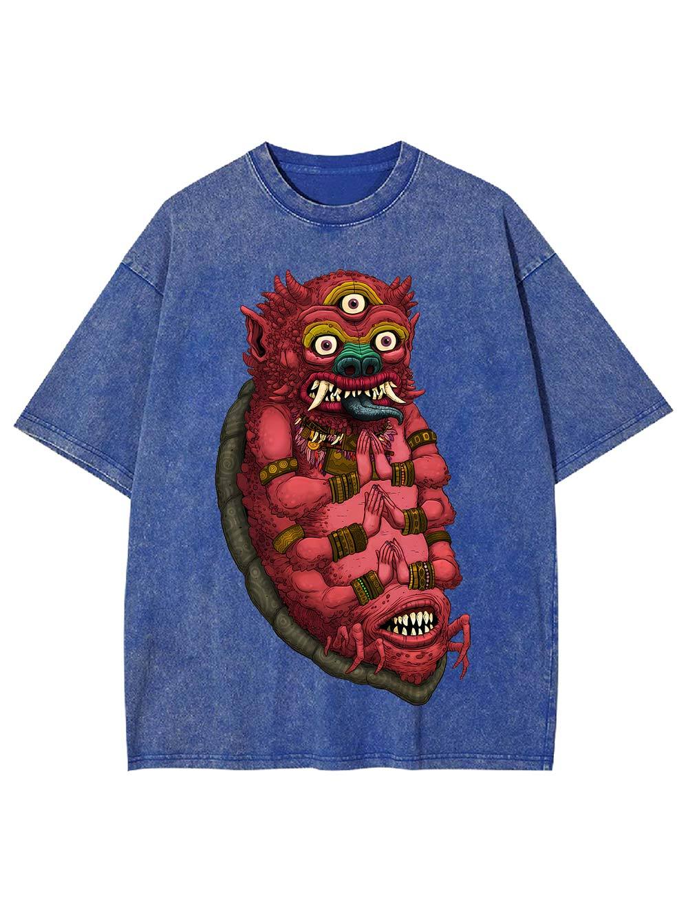THREE-EYED BEHEMOTH WASHED TSHIRT