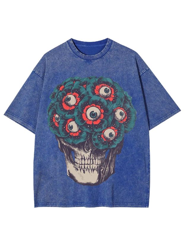 Blooming Gaze Washed Tshirt