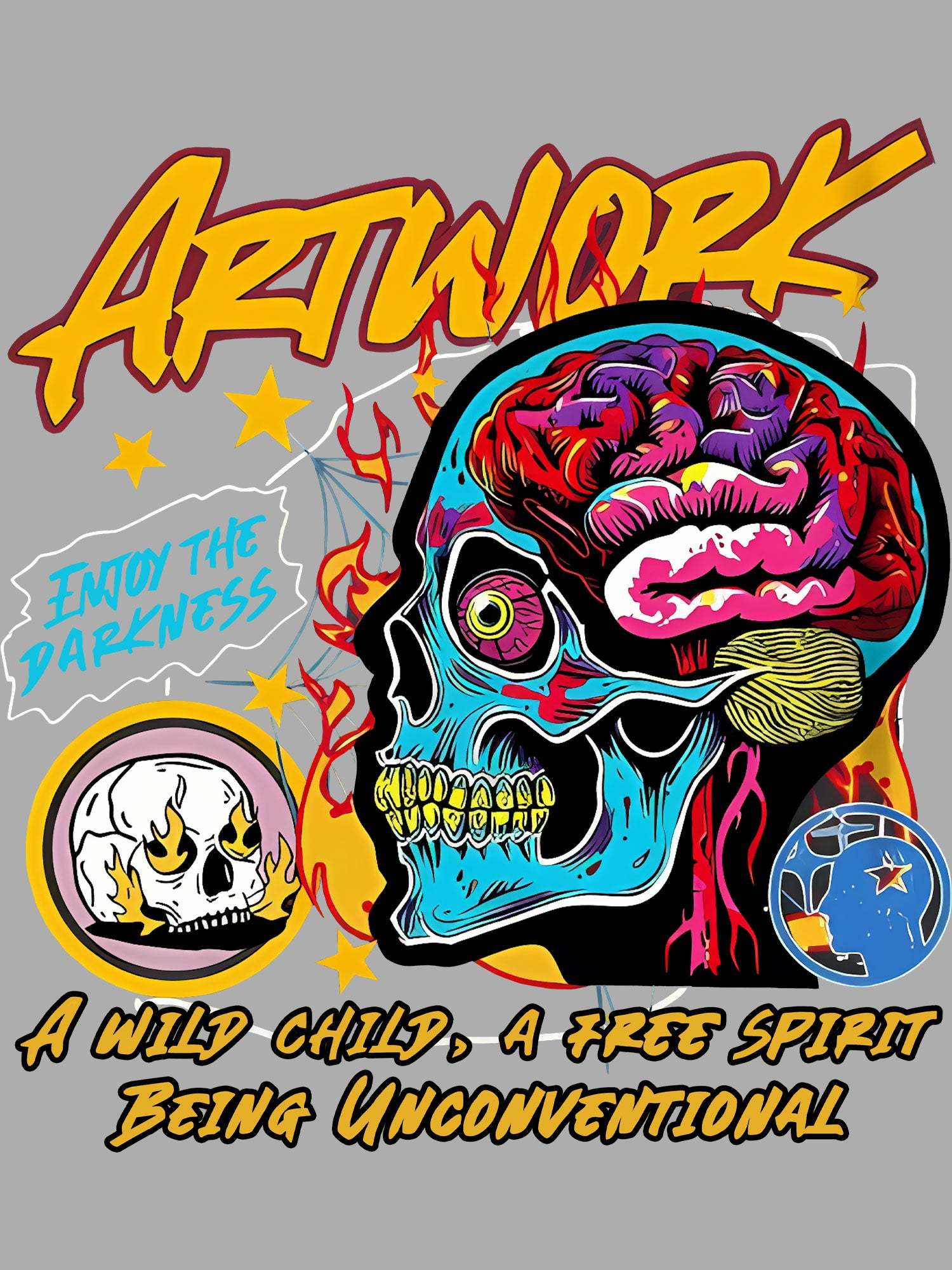 Artwork Washed Tshirt