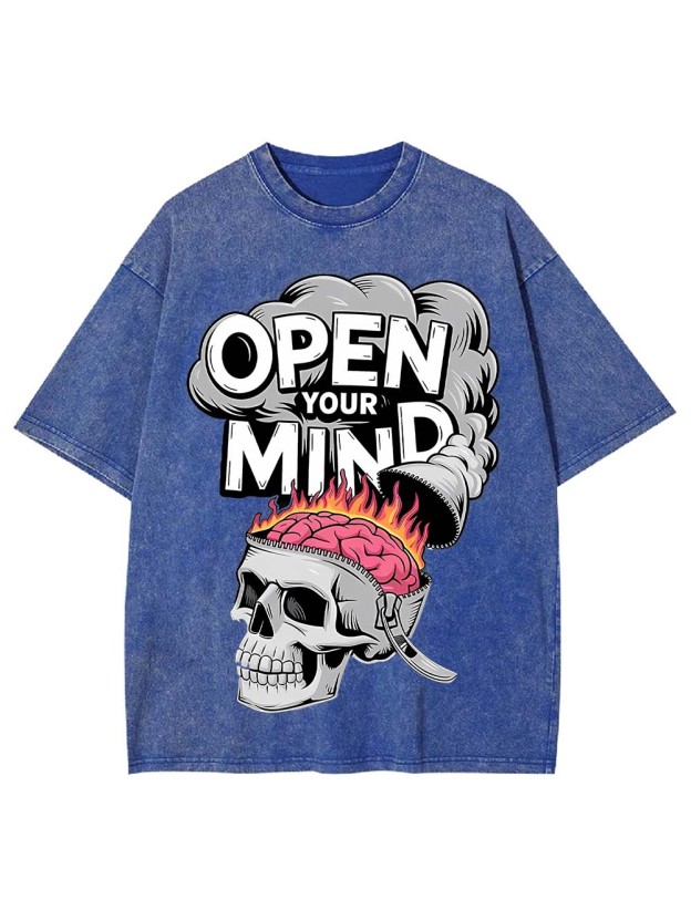 OPEN YOUR MIND WASHED TSHIRT