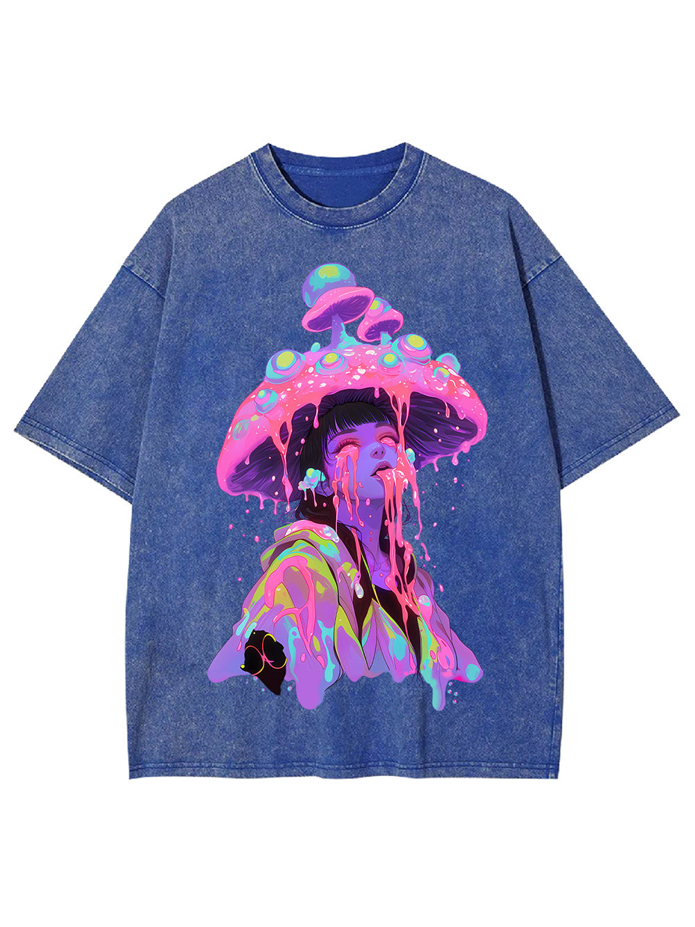 Mushroom Dreamscape Washed Tshirt