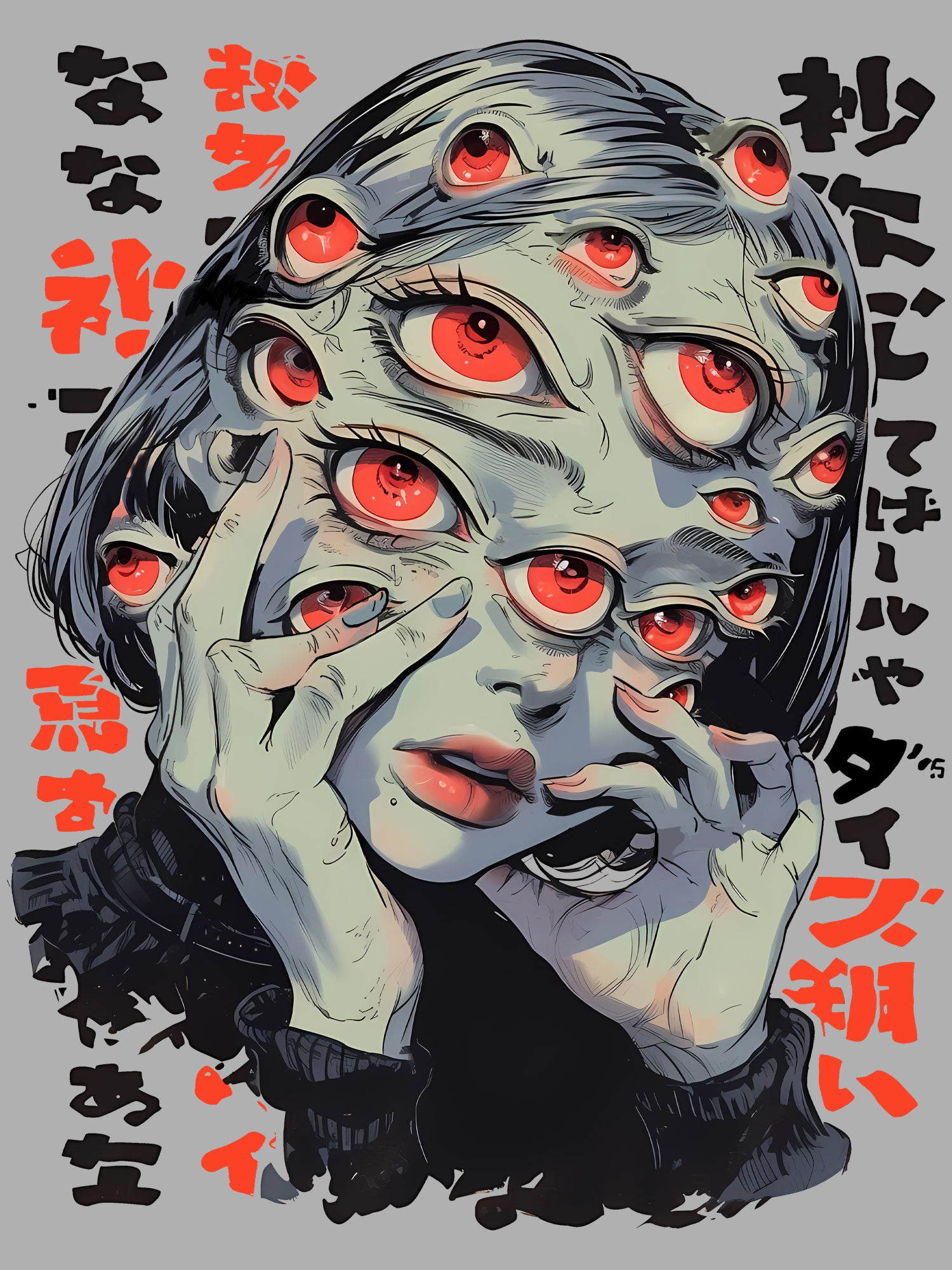 Thousand Eyes Gaze Washed Tshirt